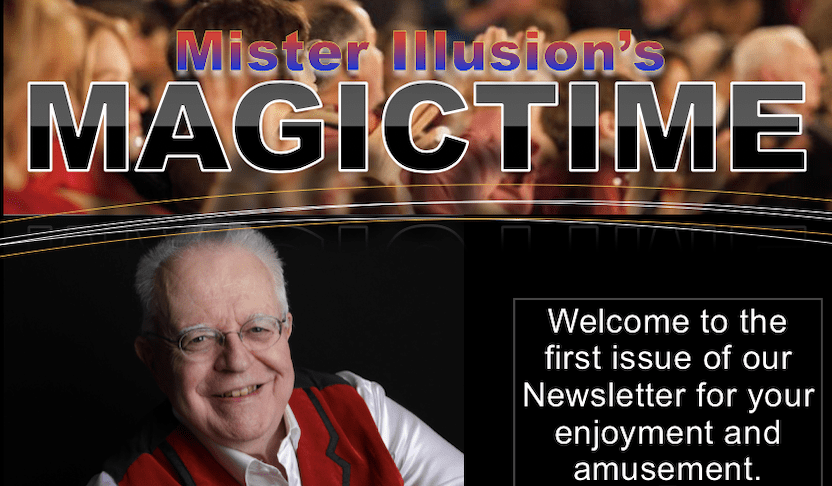 Mister Illusion’s Magic Times Newsletter for January 2021