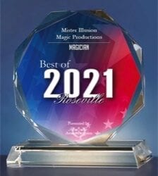 Mister Illusion aka Charlie Fass wins Award for 2021